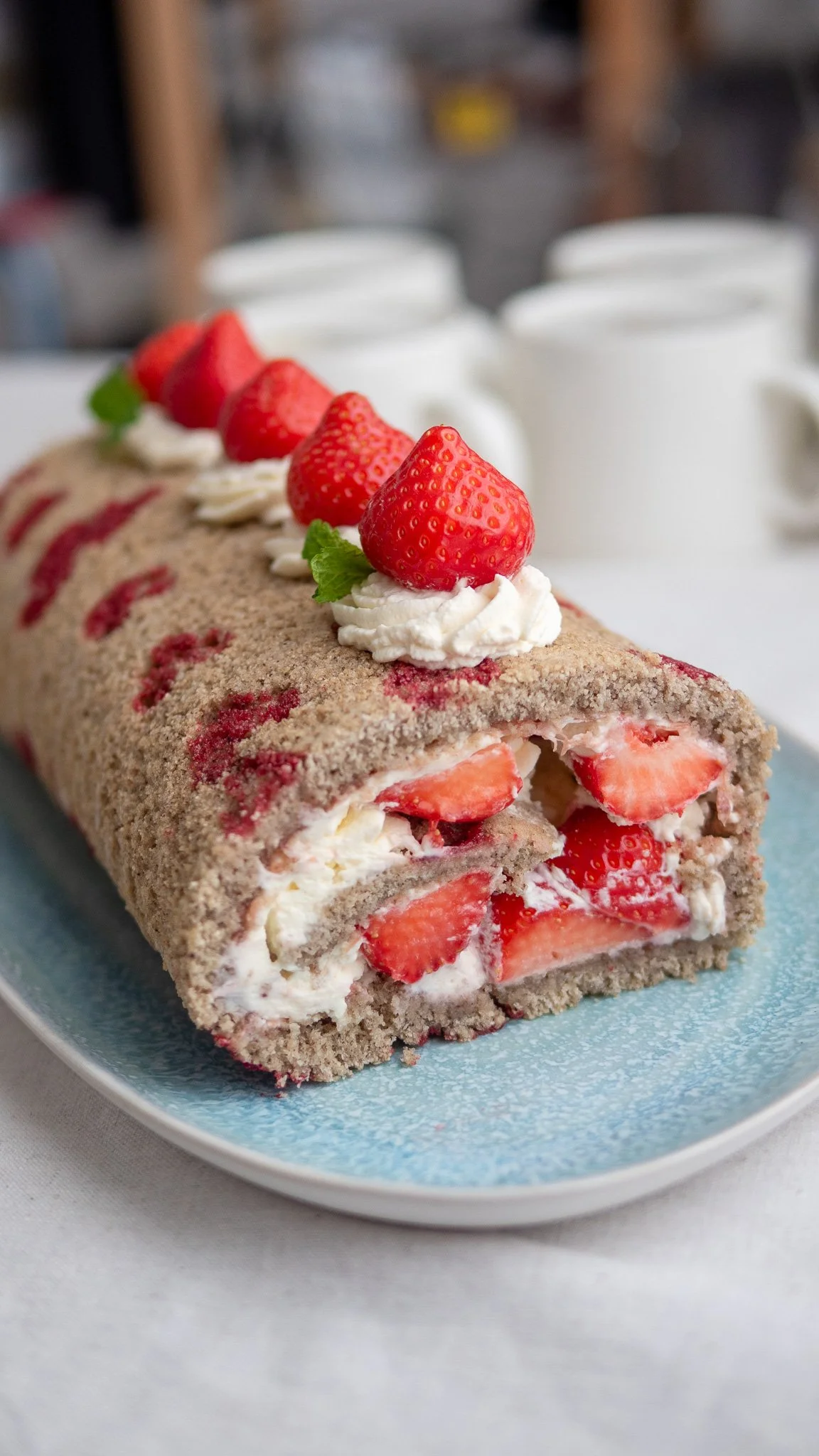 glutenfri rulltårta