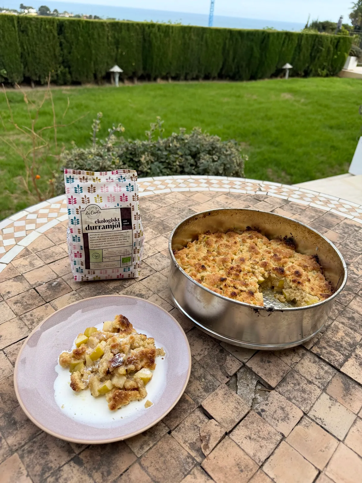 Glutenfri Apple Crumble